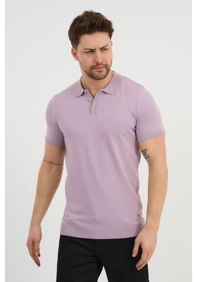 Alexander Gardi Alexandergardı Polo Yaka Düğmeli Triko T-shirt 50024 Lila Alexander Gardi Alexandergardı Polo Yaka Düğmeli Triko T-shirt 50024 Lila