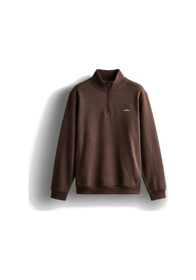 Ellesse 6wm1010-brw Erkek Fermuarlı Sweat Kahverengi