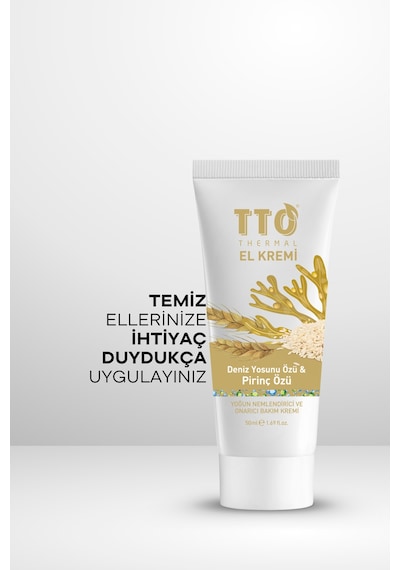 Tto Thermal El Kremi Deniz Yosunu Özü & Pirinç Özü 50 Ml