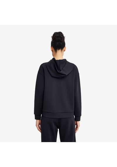 Lescon Siyah Kadın Fermuarlı Kapüşonlu Sweatshirt 26n-2134