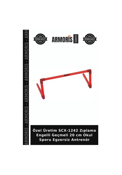 Özel Üretim Scx-1242 Zıplama Engelli Geçmeli 20 Cm Okul Sporu Egzersiz Antrenör Çok Renkli
