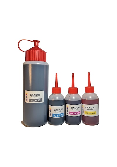 Canon Pg 545 Cl 546 Kartuş Dolum Set 500 ML Siyah+3X100 ML Renkli