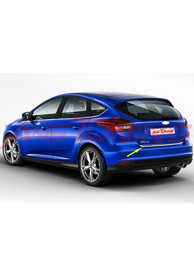 Ford Focus 3 Hatchback Formlu Krom Bagaj Alt Çıta 2015- ve Sonras