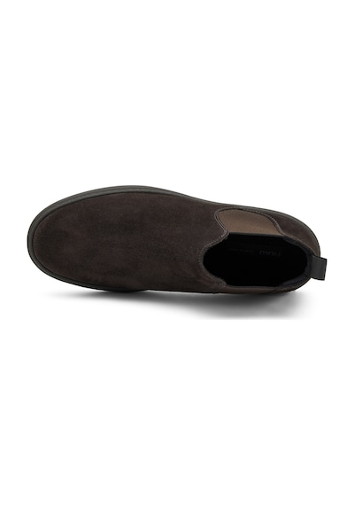 Bot Erkek 19a6 Frau Waxy Beatles Suede Dark Brown Pepe Null