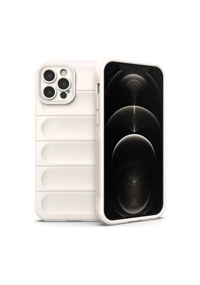Apple İphone 12 Pro Kılıf Optimum Silikon - Krem