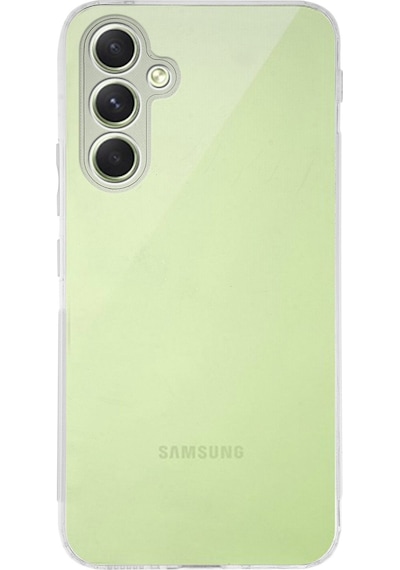 Samsung Galaxy A54 ile Uyumlu Kapak Kamera Korumalı Tıpalı Şeffaf Silikon Kılıf