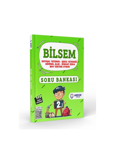 Ardışık Yayınları 2. Sınıf Bilsem Soru Bankası Tamamı Video Çözümlü
