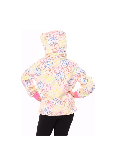 Toontoy Kız Çocuk Komple Baskılı Sweatshirt Pudra