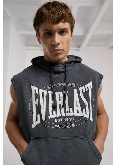 Everlast Authentic Boxing Oversize Antrasit Kolsuz Erkek Sweatshirt Antrasit