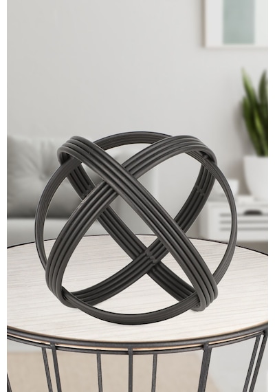 Satürn Metal Aksesuar Siyah 20 Cm