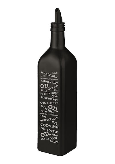 Selka Home - Marasca Baskılı Yazılı Yağdanlık 500 Ml Gold