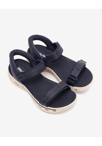Skechers Go Walk Glıde-step 2.0 Sandal Kadın Lacivert Sandalet 141267 Nvy