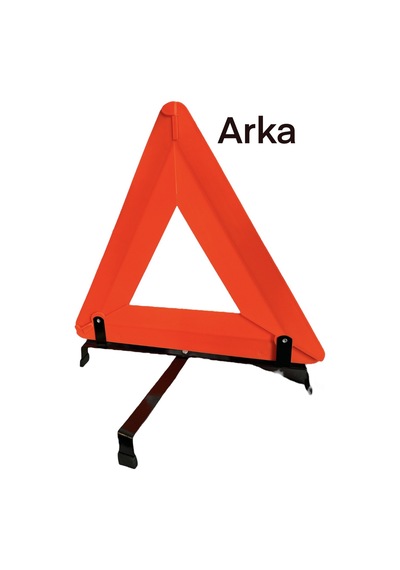 Gcstore Demir Ayaklı E Onaylı Avrupa Standartlarına Uygun Fosforlu Üçgen