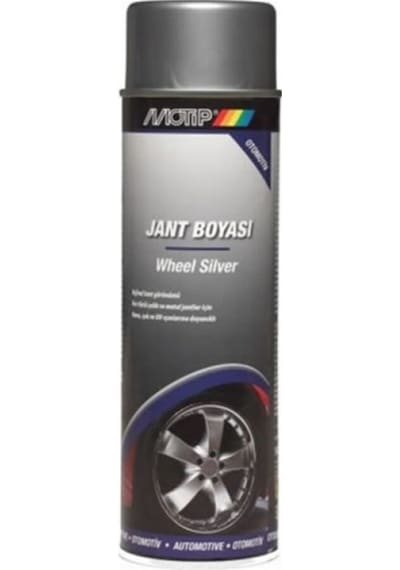 Motip Üniversal Akrilik Jant Boyası Spreyi Gümüş 500 ML