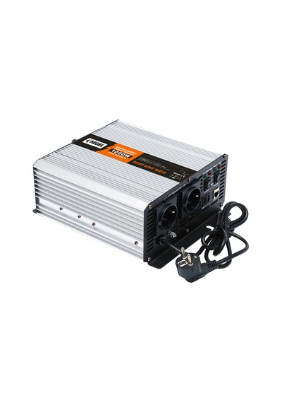 1000 Watt 12 Volt Tam Sinüs İnverter AC 220V Şarjlı - Hegel