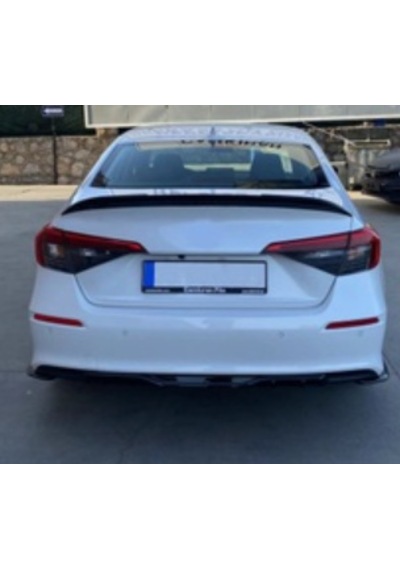 Honda Civic Fe1 Uyumlu 2022+ Aero Difüzör Piano Black