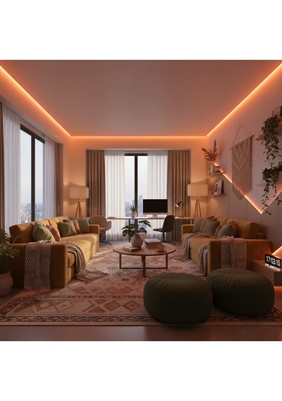 25 Metre Cata Ct 4597 Dış Mekan 240 Ledli 220v Şerit Led Amber Işık