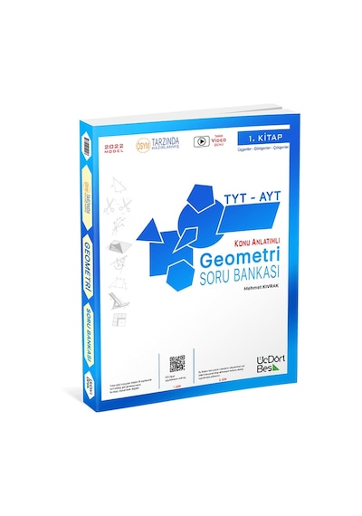TYT AYT Geometri Soru Bankası  -  1.Kitap -  Üç Dört Beş Yayınları