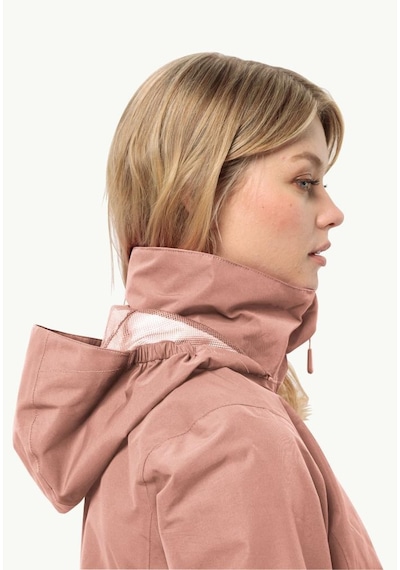 Jack Wolfskin 1111202 2919 Stormy Point 2l Jkt W Rose Dawn Kadın Outdoor Ceket Pembe