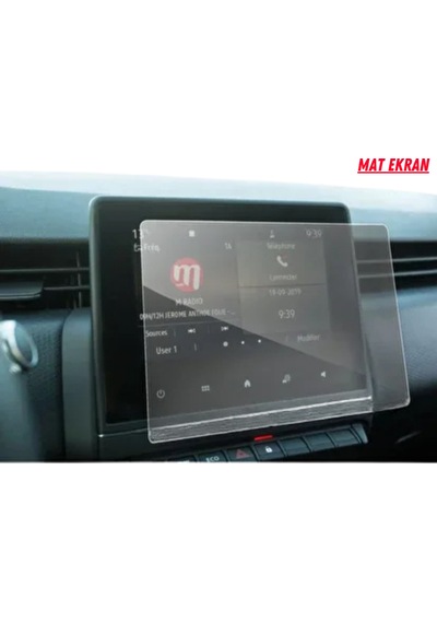 Clio 5 2023-2024 Navigasyon Ve Multimedya Uyumlu Mat Ekran Koruyucu