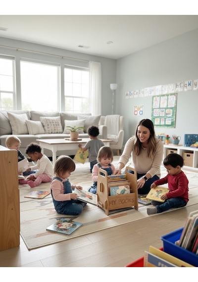 Montessori Ahşap Çocuk Kitaplığı Kahverengi Eğitici Ve Dekoratif Tasarım - Kitaplık Kahverengi Montessori Ahşap Çocuk Kitaplığı Kahverengi Eğitici Ve Dekoratif Tasarım - Kitaplık Kahverengi