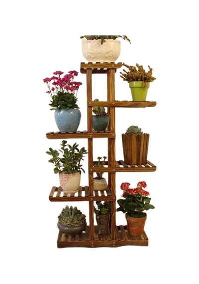Ahşap Saksı Standı Saksılık Çiçeklik Kitaplık (477604594)