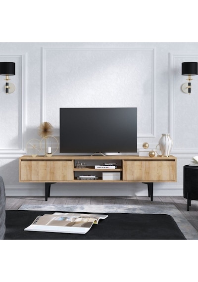 Decormet Artemis Tv Sehpası Safir Meşe Diğer
