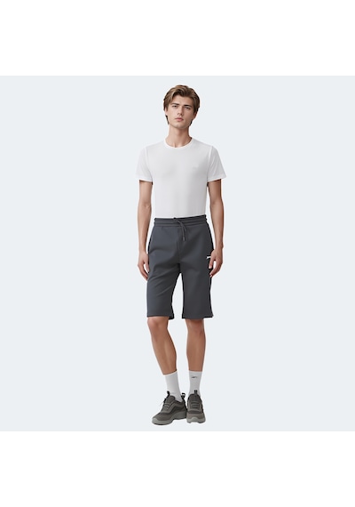Slazenger VILJA I Erkek Cepli Kapri Koyu Gri Şort