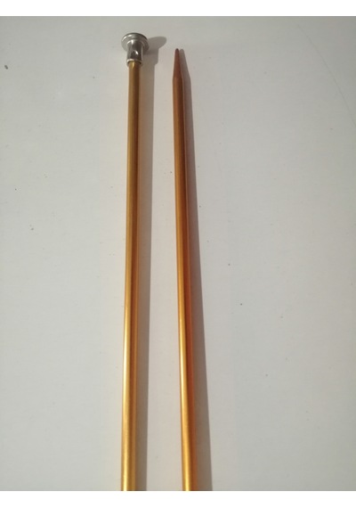 Abarta 5,0mm Renkli Metal Örgü Çocuk Şişi 25 Cm-sarı 1 Adet