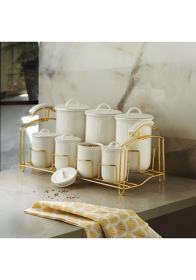 Aryıldız Lunar Gold 7 Parça Baharat Takımı Çok Renkli