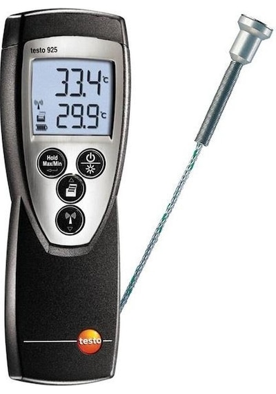 Testo 925 Mıknatıs Problu Metal Yüzey Sıcaklık Ölçer Seti