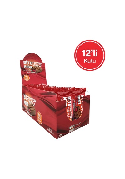 Bite&more Protein Waffle 55 Gram X 12 Adet Vişne