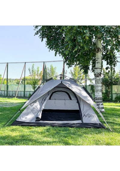 Argeus Infinity 3 Kişilik 3 Mevsim Otomatik Kamp Çadırı Arg-206 Altın
