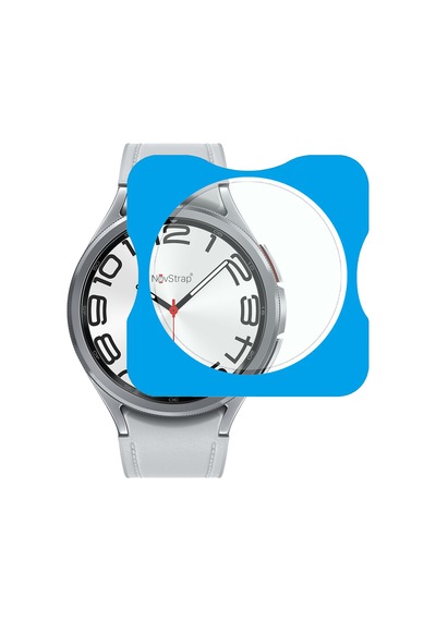 Novstrap Samsung Galaxy Watch 6 Classic 47mm İle Uyumlu Ekran Koruyucu Temperli Cam Uygulama Aparatı