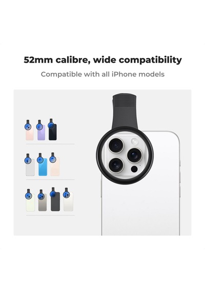 K&f Concept Klipsli 52mm Cpl Filtre Seti - Tüm Telefonlarla Uyumludur