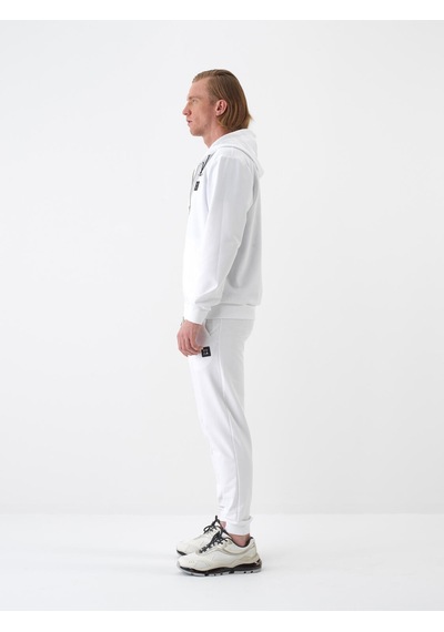 Xint Beyaz Pamuk Dokulu Regular Fit Sweat Mont 350193