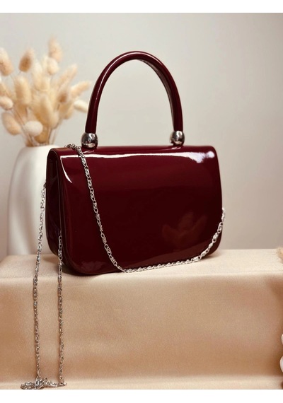 Elora Atelier Elora Gloss Bordo Çanta Çok Renkli