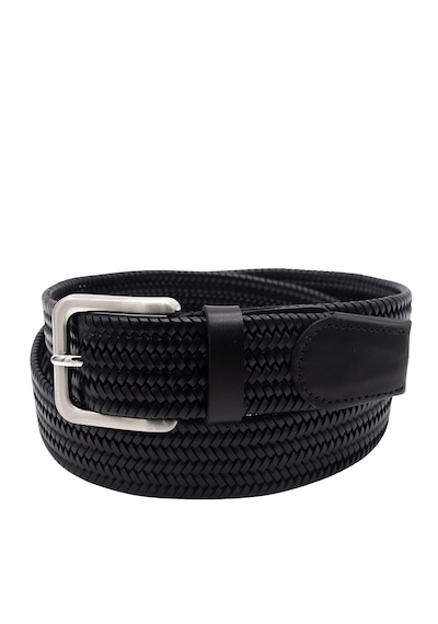 Pierre Cardin Premium Örgü Deri Kemer En 3,5 Cm Pc-1712 Siyah