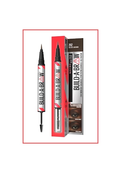 Maybelline New York Build A Brow 2in1 Kaş Kalemi Ve Jeli Black Brown
