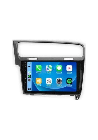 Aln Volkswagen Golf 7 Siyah 2013-2021 4gb Ram 32gb Hafıza 4 Çekirdek Carplay Android Multimedya 9"