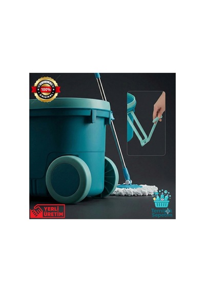 Tekerlekli Taşıma Saplı Comfort Mop Temizlik Seti