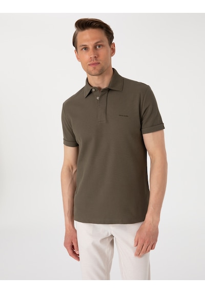 Pierre Cardin Erkek Haki Tişört Basic 50306154-vr027 Haki