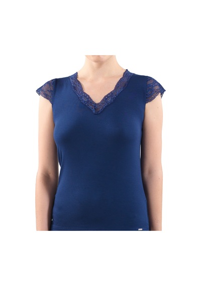 Blackspade Kadın T-Shirt 1348 - Lacivert