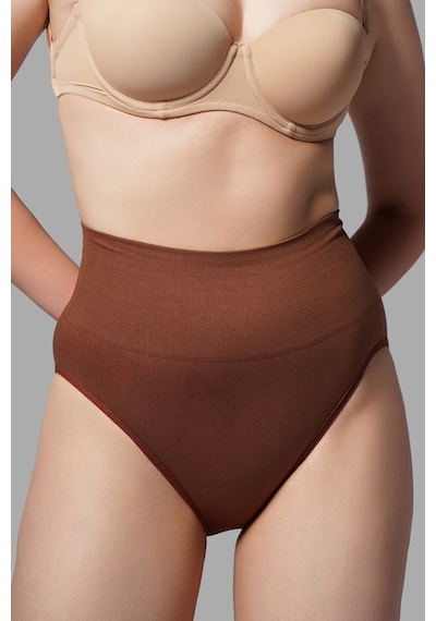 Fit Women ı Yüksek Bel Külot 1010 Kahverengi