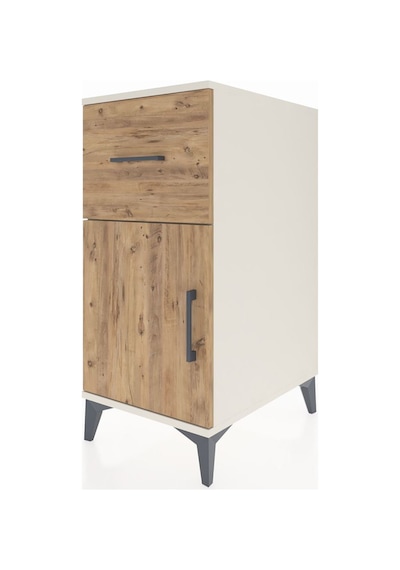 Kronos Komodin Tek Raflı Tek Çekmeceli Tek Kapaklı 44x59x96 Aytaşı-çam Aytası