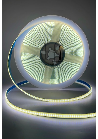 5 Volt 5mm 400 Ledli İnce Esnek Cob Şerit Led Beyaz 6000-6500k Ip20 5 Metre