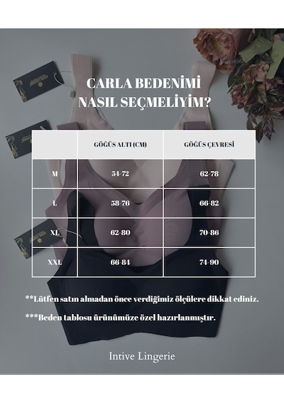 Carla Balensiz Dikişsiz Push-up Invisible Ice-silk Görünmez Süt Ten Rengi