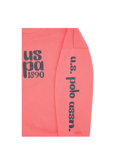 U.s. Polo Assn. Kız Çocuk Pijama Takım 50318954-vr105 Neon Pembe//neon Pınk