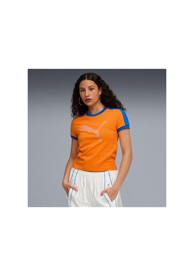 Puma Downtown Kadın Turuncu T-shirt 45-turuncu 45-turuncu