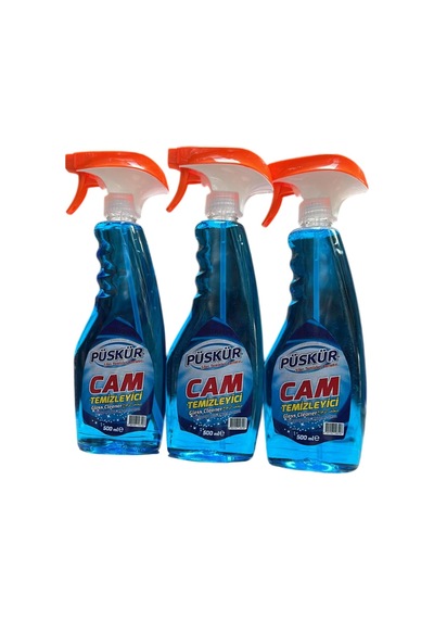 Puskur Cam Temızleyıcı 500 Ml Sprey
